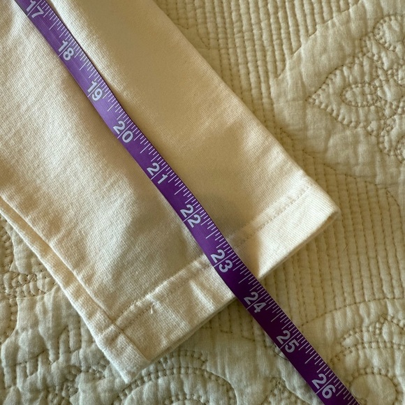 100% cotton cream ivory soft button up blazer jacket women's M - Picture 3 of 8